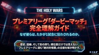 プレミアリーグのダービーマッチの歴史や因縁を解説した完全理解ガイドの表紙画像