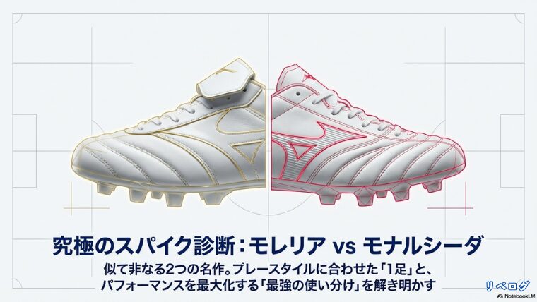 モレリアとモナルシーダのプレースタイルに合わせた使い分けを解説するタイトル画像